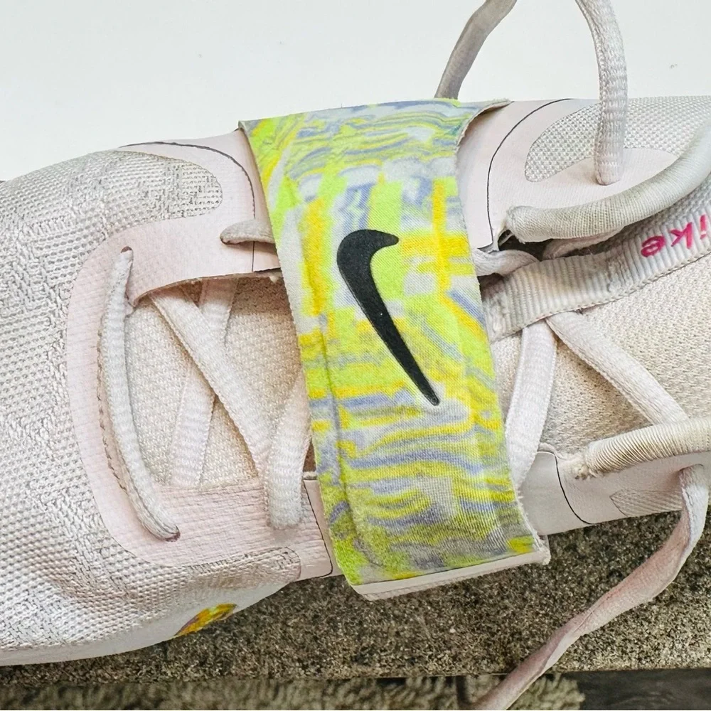 Nike OffWhite Walking Training Athletic Streetwear Lace-Velcro Closure Shoes 8.5